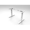 Essentials Height Adjustable Desk Frame White Rear