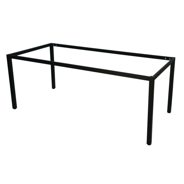 steel table frame black