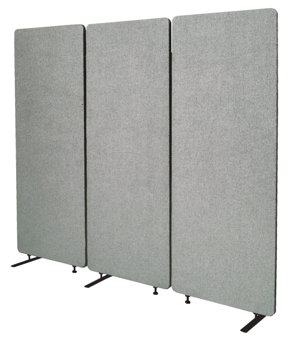 Freestanding 3 Panel Acoustic Privacy Divider Screen