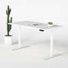 The Jive Laminate Sit Stand Electric Standing Desk was designed by Elevate Ergonomics to help relieve neck & back pain. Award winning design, world class stability and use of sustainable materials